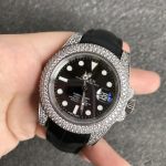 Rolex Submariner Diamond Case Black Dial 116610 40MM Men's Watch - Image 9