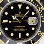 Rolex Submariner Date 16613LN Yellow Gold Stainless Steel Black Dial 40mm Mens Replica Watch - Image 2