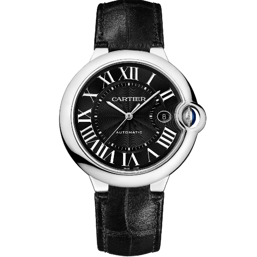 A54EF1A3-E208-66F9-1A52-31BC49C76D34 CARTIER BALLON BLEU Black Dial 42mm - Image 1