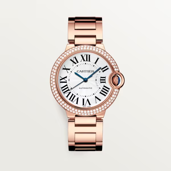 A607523F-748E-9355-E115-261A36AAC204 CARTIER BALLON BLEU Diamond Rose Gold 36mm - Image 1