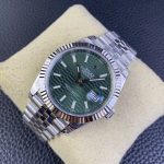 Rolex Datejust 41mm Stainless Steel 126334 0030 Mint Green Dial Fluted Jubilee - Image 5