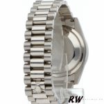 Rolex Day-Date 118389 White Gold Silver Dial 36MM Unisex Replica Watch - Image 6