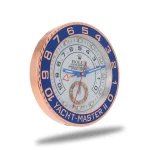 Rolex Yacht Master ll Rose & White Wall Clock - Image 2