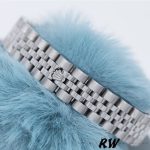 Rolex Datejust 179174 Concentric Circle Blue Dial Fluted Bezel 26MM Lady Replica Watch - Image 6