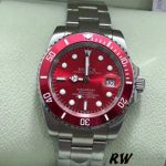 Rolex Submariner 116610 Stainless Steel 40MM Red Dial Mens Replica Watch - Image 2
