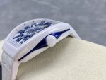 Swiss Franck Muller Framulan V45 White Ceramic Yacht Model Blue Number - Image 6