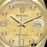 Rolex Day-Date 118208 Champagne Jubilee Dial 36mm Unisex Replica Watch - Image 4