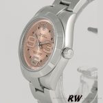 Rolex Oyster Perpetual 177210 Pink Maxi Arabic Dial 31mm Lady Replica Watch - Image 3