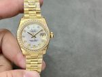 Rolex Datejust 28mm Yellow Gold MOP Dial M279138RBR 0015 Women's Watch - Image 3