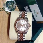 Rolex Datejust 178341 Everose Gold Pink Baton Dial 31MM Lady Replica Watch - Image 6