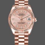 Rolex Datejust 178275 Rose Gold Pink Diamond Dial 31mm Lady Replica Watch