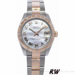 Rolex Datejust 178341 White Mother of Pearl Dial 31MM Lady Replica Watch - Image 2
