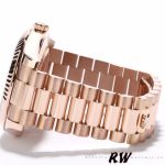 Rolex Day-Date 218235 Pink Roman Numerals Dial Rose Gold 41MM Mens Replica Watch - Image 5