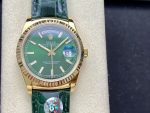 Rolex Day Date 36 Green Dial Solid 18k Yellow Gold 118138 0003 - Image 3