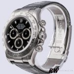 Rolex Daytona 116519 White Gold Black Dial 40mm Mens Replica Watch - Image 2
