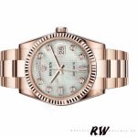 Rolex Day-Date 118235 Mother of Pearl White Dial 36mm Unisex Replica Watch - Image 4