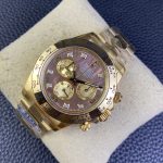 Rolex Daytona 116508 Yellow Gold Black Mother Of Pearl Dial 40MM Mens Replica Watch - Image 5
