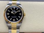 Rolex Explorer 36 Black Dial Yellow Gold M124273 0001 Women's Watch - Image 3