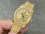 Rolex Datejust 28 Solid 18K Yellow Gold 279138RBR 0006 Women's Watch - Image 5