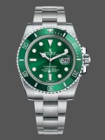 Rolex Submariner Date 116610LV Stainless Steel Oyster 40MM Green Dial Mens Replica Watch
