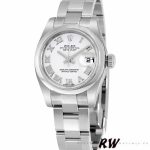 Rolex Datejust 179160 Oyster Bracelet White Roman Dial 26MM Lady Replica Watch - Image 2