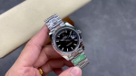 Rolex Day-Date 118239 Black Dial Fluted Bezel 36mm Unisex Replica Watch - Image 2