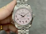 Rolex Datejust Middle Eastern Digital Pink Dial Fluted Bezel M126234 - Image 5