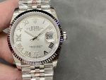 Rolex Datejust 126234 0029 Silver Diamond Roman Dial 36MM Women's Watch - Image 3