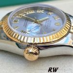 Rolex Datejust 179173 Grey Roman Numeral Dial 26MM Lady Replica Watch - Image 4