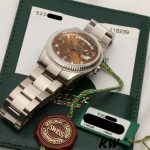 Rolex Day-Date 118239 White Gold Jubilee Chocolate Brown Dial 36mm Unisex Replica Watch - Image 6