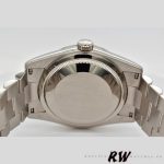 Rolex Day-Date 118239 White Gold Black Dial Fluted Bezel 36mm Unisex Replica Watch - Image 5