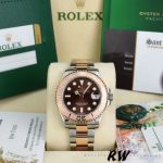 Rolex Yacht-Master 268621 Everose Bezel Chocolate Dial 37mm Unisex Replica Watch - Image 16