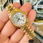 Rolex Datejust 179178 Mother of Pearl Diamonds Dial Yellow Gold 26MM Lady Replica Watch - Image 2