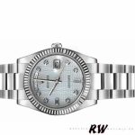 Rolex Day-Date 118239 Mother of Pearl White Dial 36mm Unisex Replica Watch - Image 4