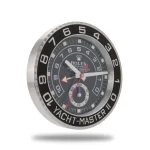 Rolex Yacht Master ll Black Wall Clock - Image 2