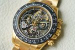 Rolex Daytona 116508 Artisans de Genève Skeleton Dial Steel Case Replica Watch - Image 4