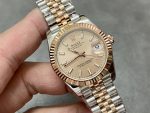 Rolex Datejust 31mm Stainless Steel and Rose Gold m278271 0010 Rose Index Jubilee ladies watch - Image 4