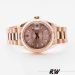 Rolex Datejust 178275 Rose Gold Pink Index Dial 31mm Lady Replica Watch - Image 4