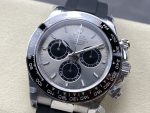 Rolex Daytona 126519LN 0006 40mm Silver Ghost Dial White Gold Oysterflex - Image 5