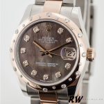 Rolex Datejust 178341 Black MOP Diamond Dial 31MM Lady Replica Watch - Image 2