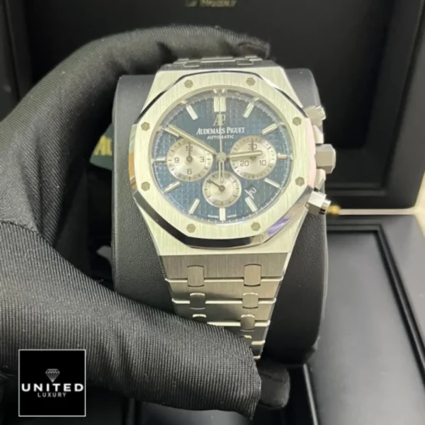 Audemars Piguet Royal Oak Chronograph 26331ST "Blue Dial" 1:1 Clone Edition Audemars Piguet Blue Dial Audemars Piguet Royal Oak Chronograph 26331ST "Blue Dial" 1:1 Clone Edition Audemars Piguet Blue Dial