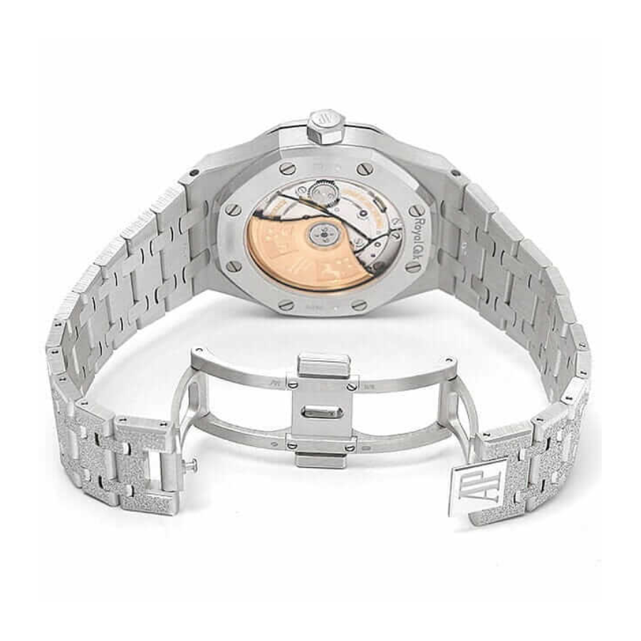 Audemars-Piguet-Royal-Oak-Perpetual-Calendar-26574ST.OO_.26606ST.03-Replica Audemars Piguet Royal Oak Perpetual Calendar 26574ST “Blue Dial” Top Grade Replica - Image 1