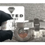 AP Royal Oak Iced Out Two-Tone 15400SR.OO.1220SR.01 Master Replica 1:1 - Image 2