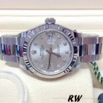Rolex Datejust 279174 Stainless Steel Silver Diamond Dial 28mm Lady Replica Watch - Image 4
