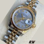 Rolex Datejust 179173 Grey Roman Numeral Dial 26MM Lady Replica Watch - Image 3
