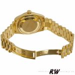 Rolex Day-Date 118338 Champagne Roman Dial Diamond Bezel 36MM Unisex Replica Watch - Image 6