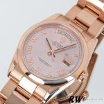 Rolex Day-Date 118205 Rose Gold Pink dial 36mm Unisex Replica Watch - Image 3