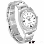 Rolex Oyster Perpetual Air King 114210 White Dial 34mm Unisex replica watch - Image 2