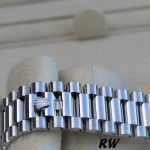 Rolex Day-Date 228396TBR Ice Blue Diagonal Motif Dial Diamond Bezel 40mm Mens Replica Watch - Image 5