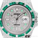 Rolex Submariner Date 116610LN Custom Diamond Stainless Steel 40MM Mens Replica Watch - Image 2